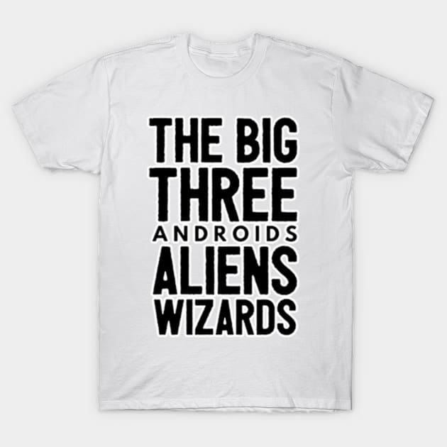 The Big Three T-Shirt by Worldengine